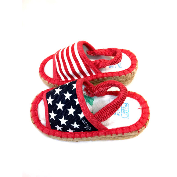 Old Navy Baby Stars Stripes Sandals - Picture 5 of 6